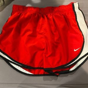 Women’s Red Nike XL running shorts like new